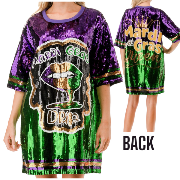 mardi gras sequin top amazon