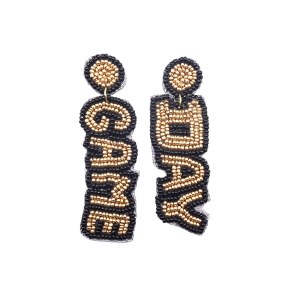Game day  seed earrings