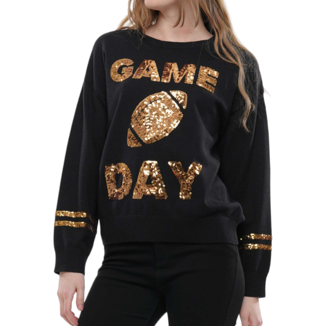 Game Day sequin sweater