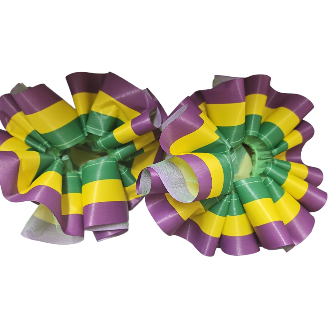 Size 3 years-adult Mardi Gras Ankle Rufflets style 9