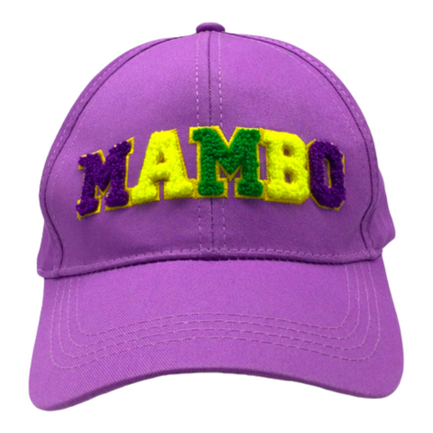 Mambo Mardi Gras cap