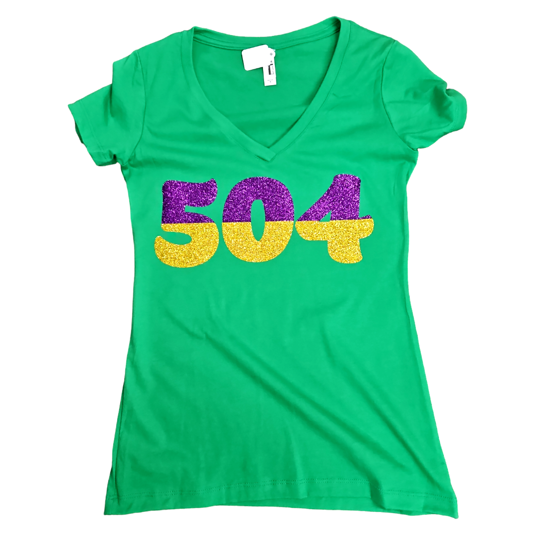 504 Green (glitter)