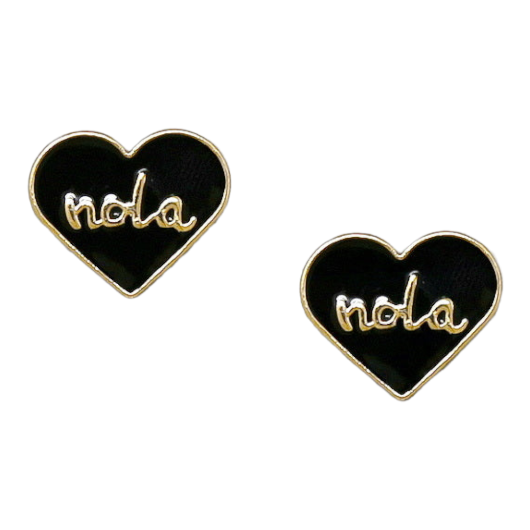 Nola heart earrings