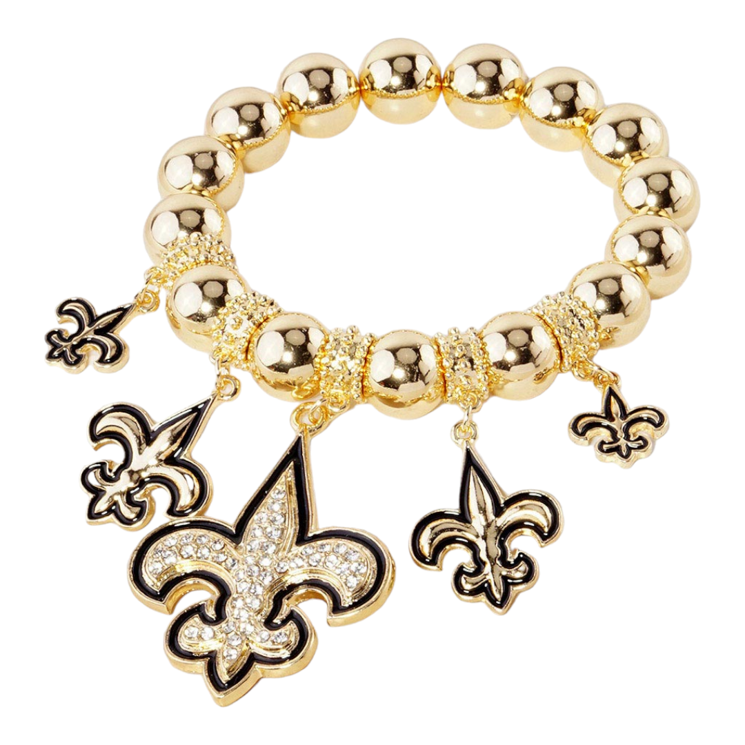 Fleur charm bracelet