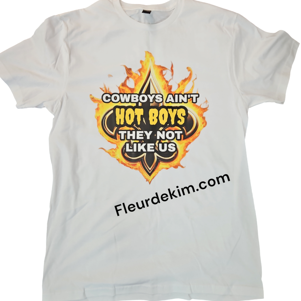 Cowboys/Hot Boys (crewneck only) white