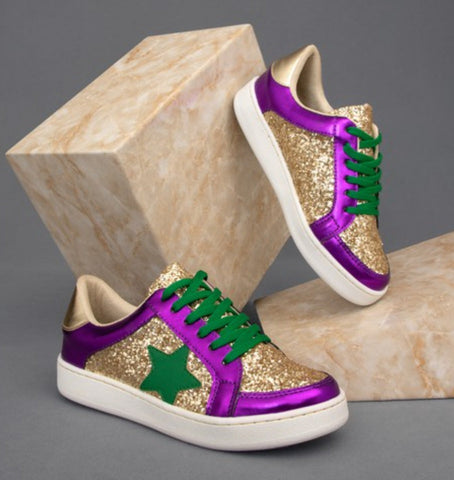 Mardi Gras sneakers style 2 shoes