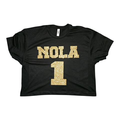 Nola 1 crop tshirt