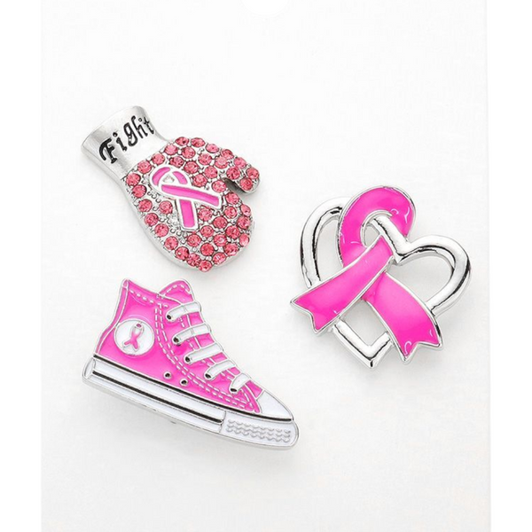 Pink ribbon brooch – Fleur de Kim