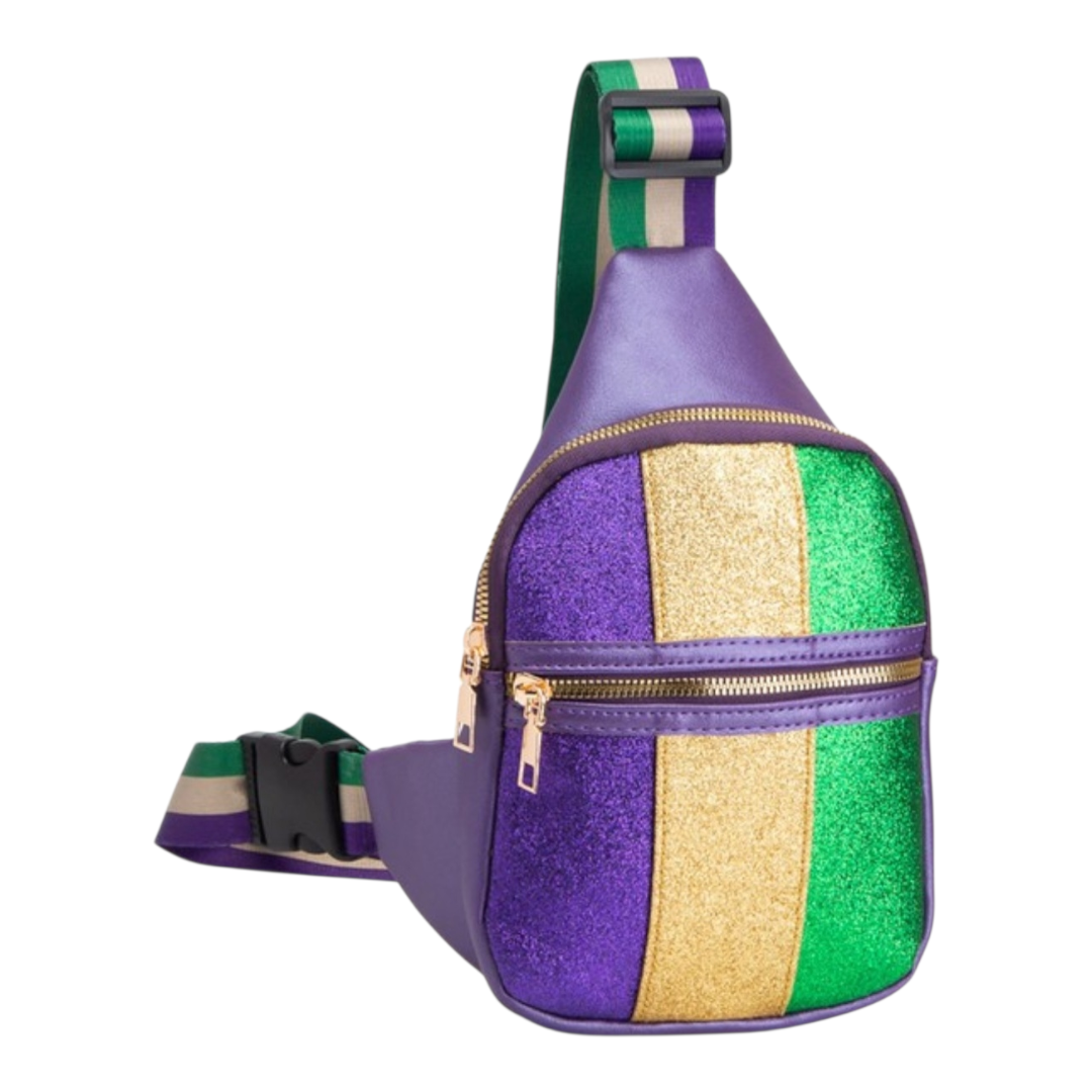 Mardi  crossbody sling bag purple