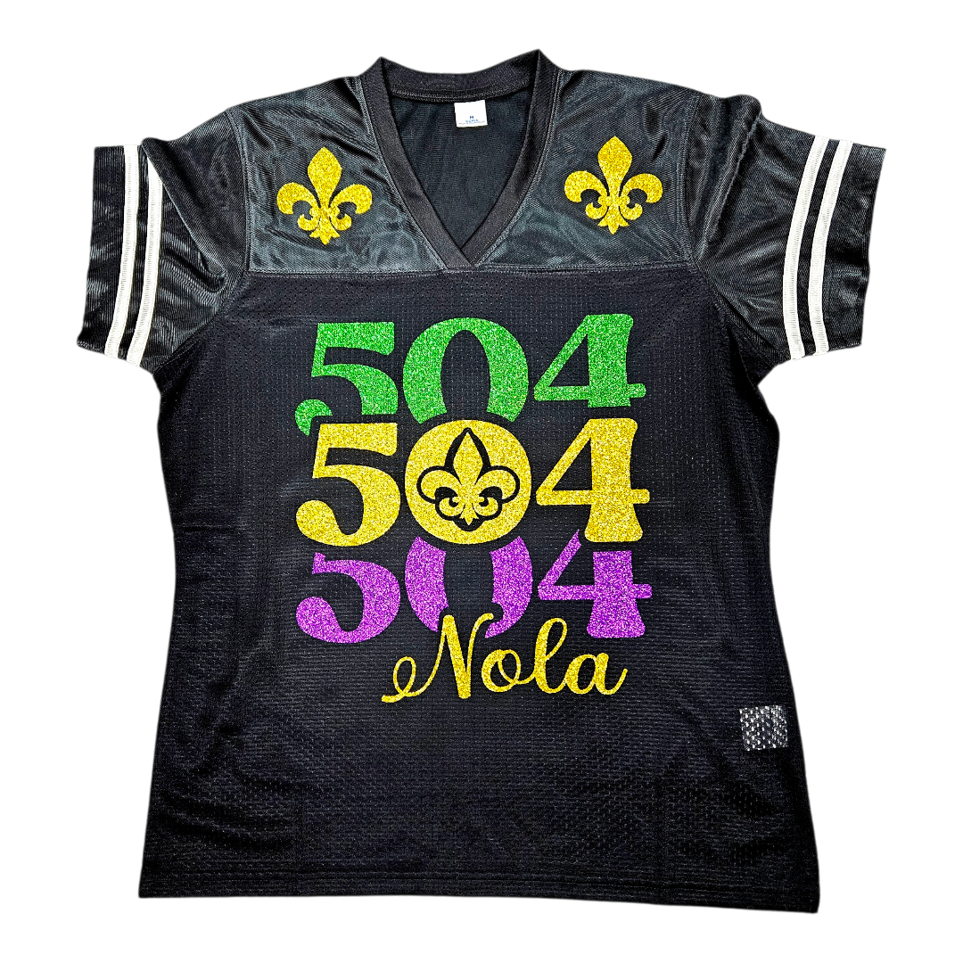 504 Nola Mardi Gras jersey *(see description)