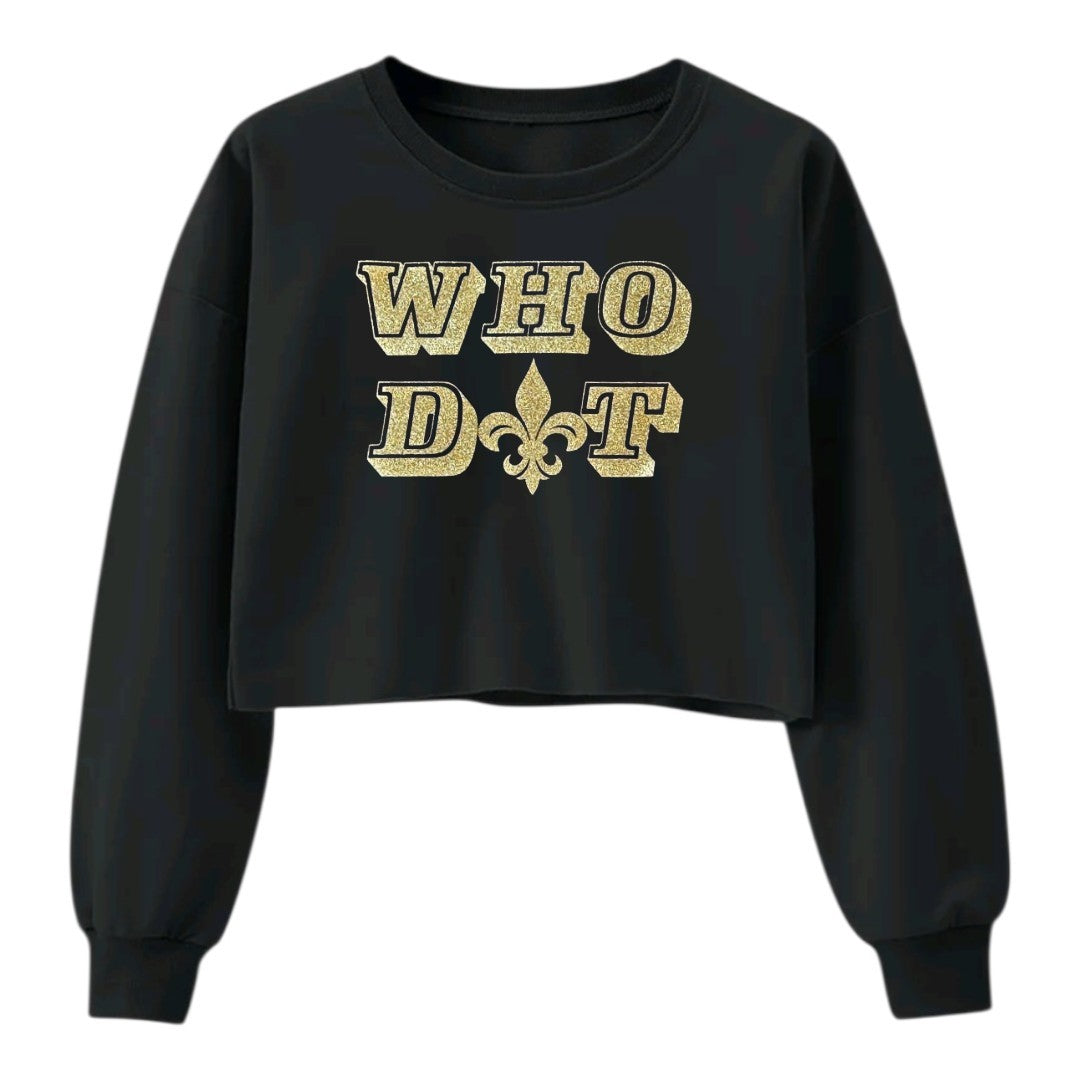 Oversized D⚜️t fleece crop