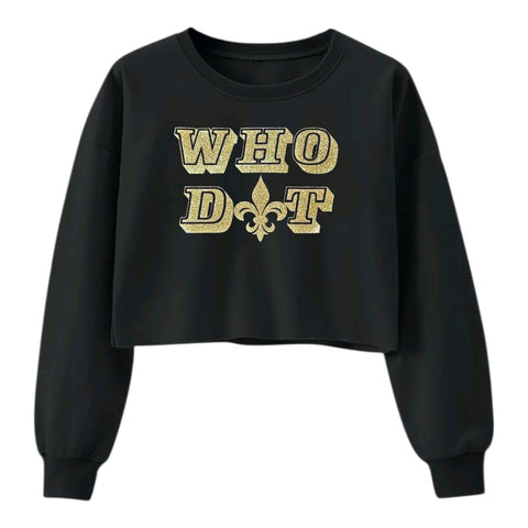 Oversized D⚜️t fleece crop