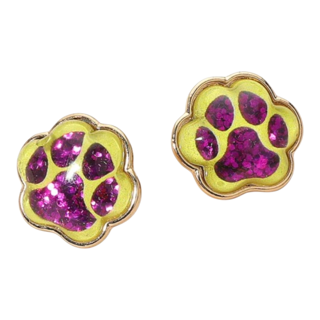 Tiger paw earrings
