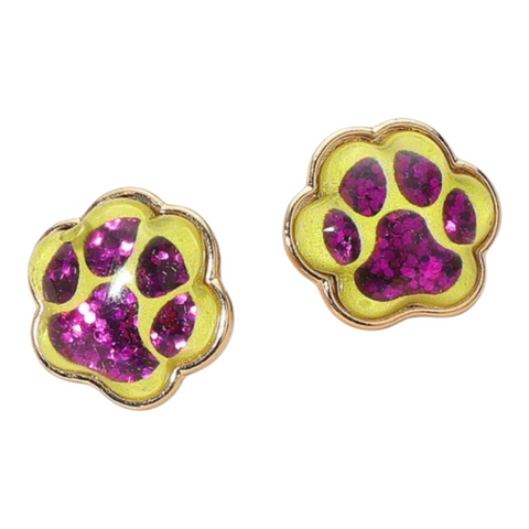 Tiger paw earrings