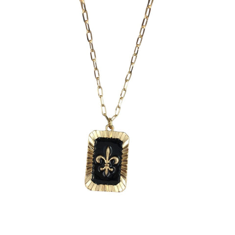 Fleur de lis necklace