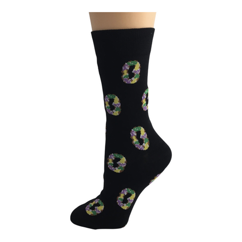 King cake socks black