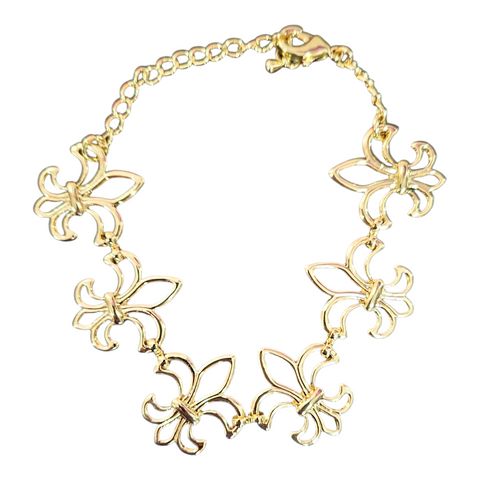 Fleur de lis bracelet