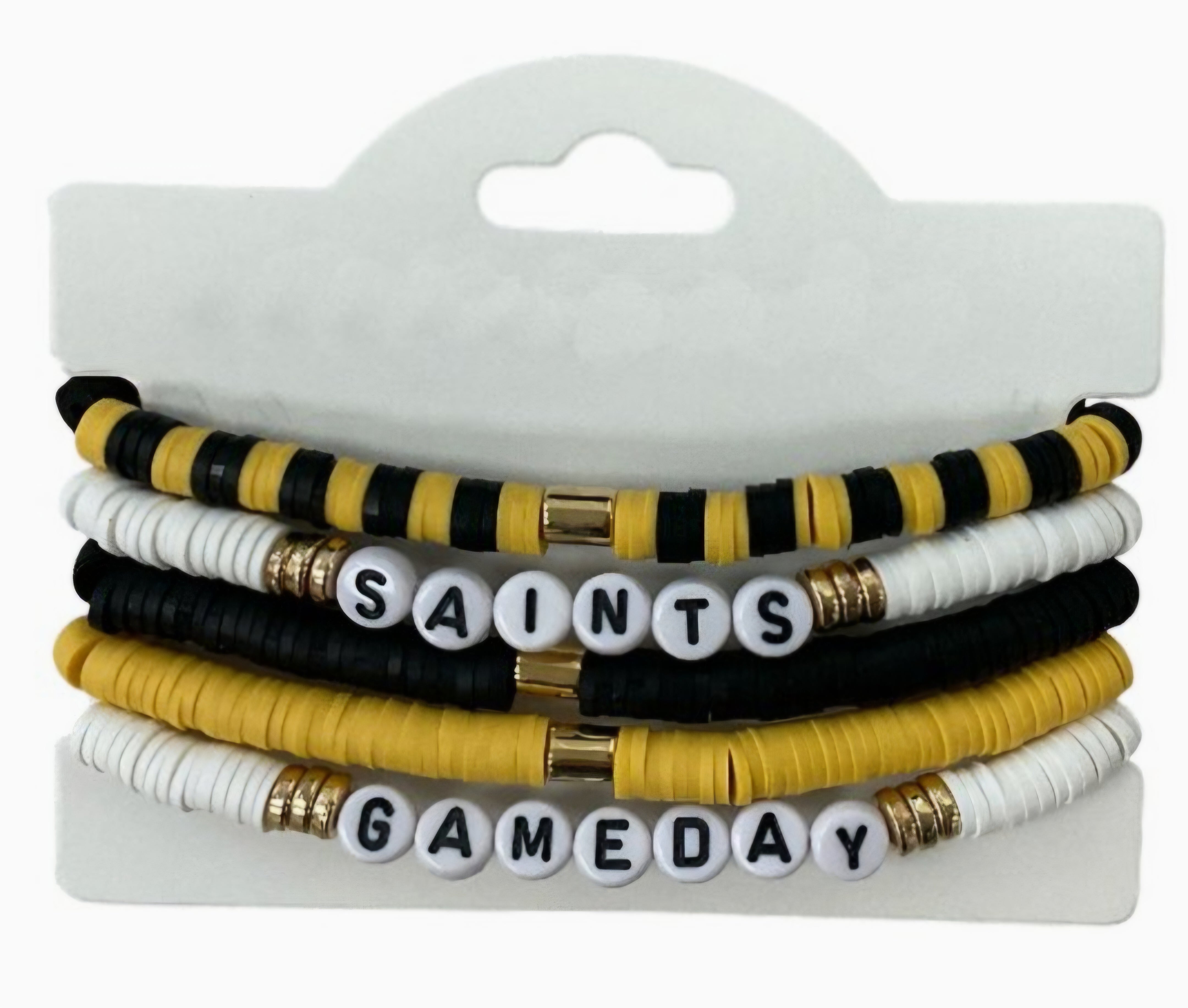 Gameday rubber bracelet set