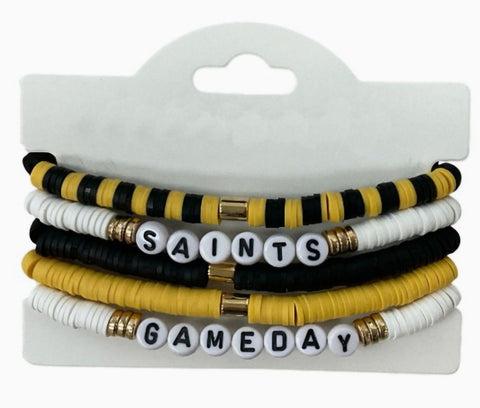 Gameday friendship bracelet set