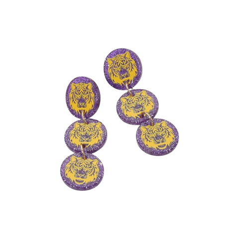 Tiger earrings