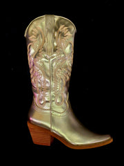 Gold cowboy boots "Gold Diggers"