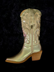 Gold cowboy boots "Gold Diggers"