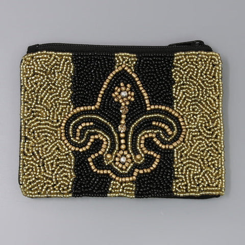 Fleur de lis seed wallet