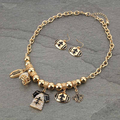 gold charm set