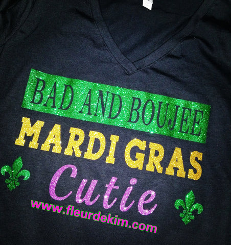 Bad and Boujee Mardi Gras cutie