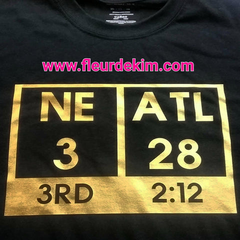 Atlanta scoreboard tshirts