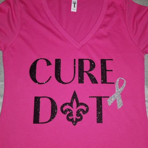 #Cure dat sparkly shirt pink/black