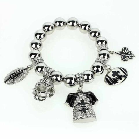 charm bracelet silver