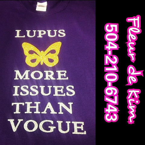 Lupus awareness tshirt 3