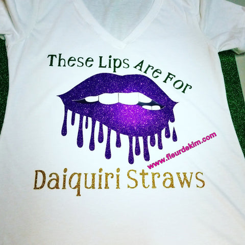 Daiquiri Mardi Gras lips