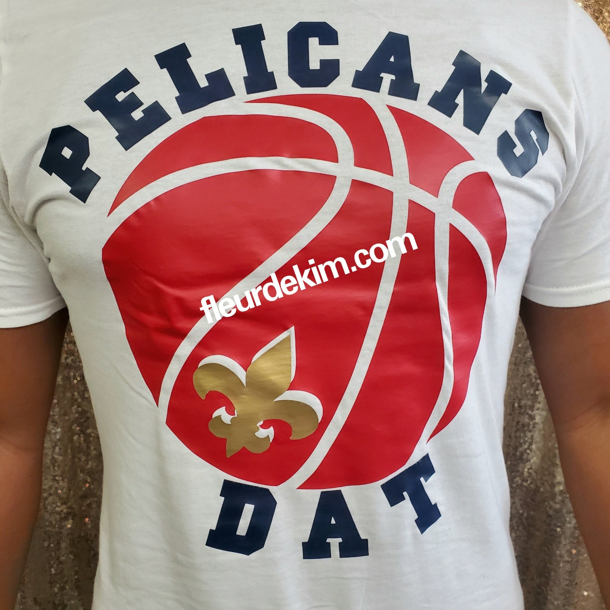 Pelicans Dat ™️ (NO GLITTER) white
